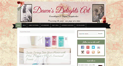 Desktop Screenshot of dawnsdelightsart.com